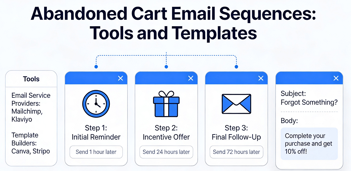 Abandoned Cart Email Sequences: Tools and Templates