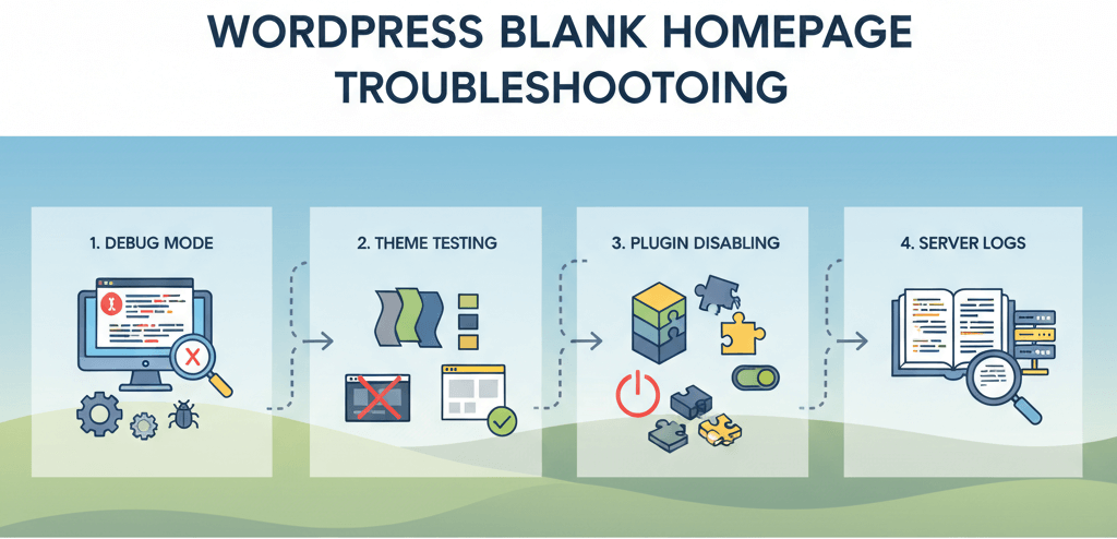 Fix a Blank Homepage (White Screen of Death)