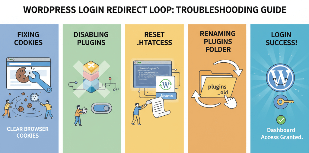 Unable to Login to wp-admin: Fix Login Page Redirect Loops