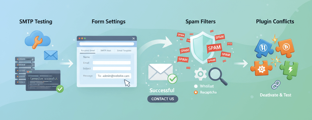 WordPress Contact Form Submissions Not Arriving in Inbox
